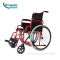 Cadeira de rodas de transporte manual padrão com apoio de braço